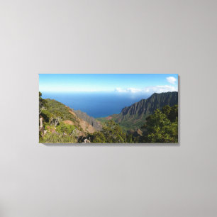Kalalau Valley panorama canvas print