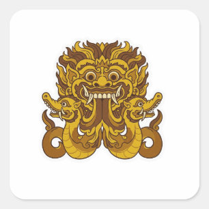 Kalamakara Square Sticker