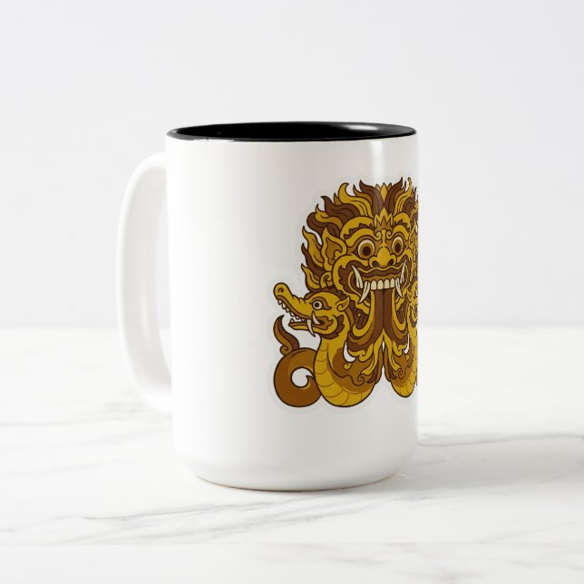 Kalamakara Two-Tone Coffee Mug (Front Left)