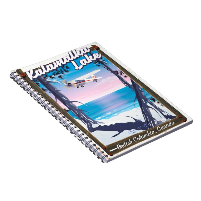 kalamalka lake, British Columbia Canada Notebook (Right Side)