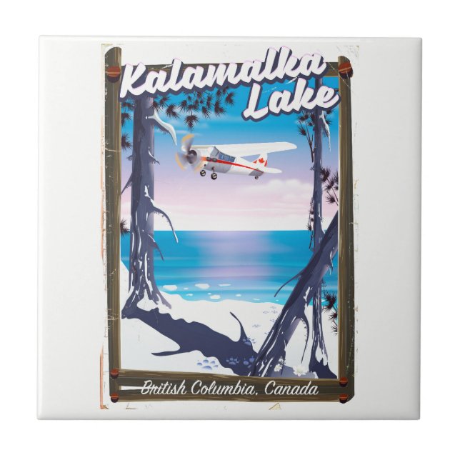 kalamalka lake, British Columbia Canada Tile (Front)
