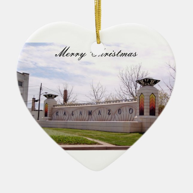 Kalamazoo Christmas Ornament (Front)