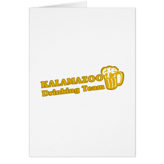 Kalamazoo Drinking Team tee shirts (Front)