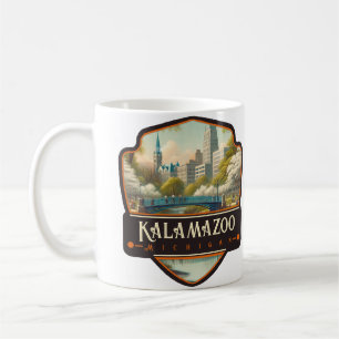 Kalamazoo, Michigan Vintage Coffee Mug