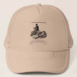 KALAMAZOO Velocipede Railroad Hand Car 1887 Trucker Hat