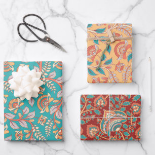 Kalamkari wrapping paper sheet