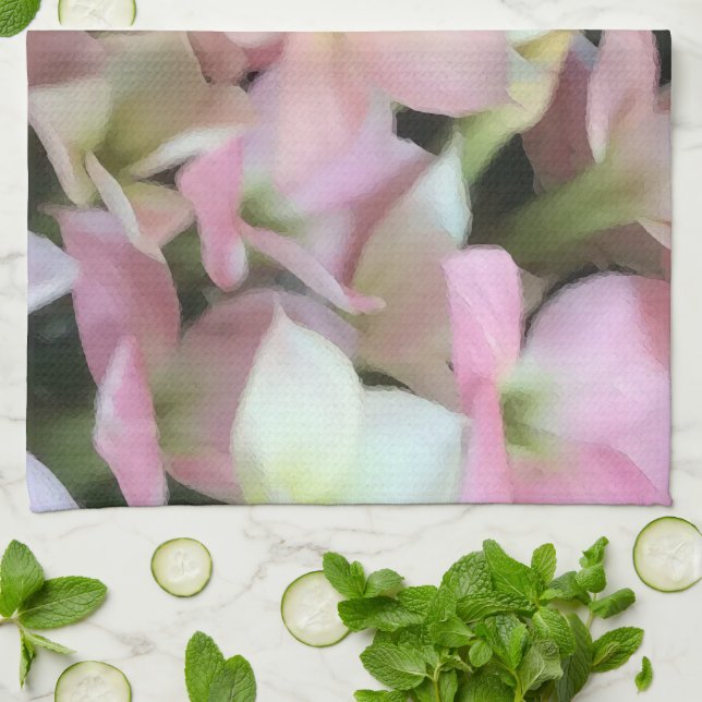 Kalanchoe Flowers Tea Towel (Folded)