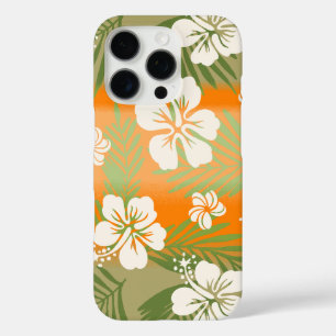 Kalani Tie Dye Blend Tropical Hibiscus - Orange Ca iPhone 16 Pro Case