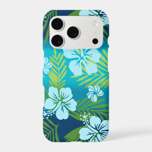 Kalani Tie Dye Blend Tropical Hibiscus - Teal