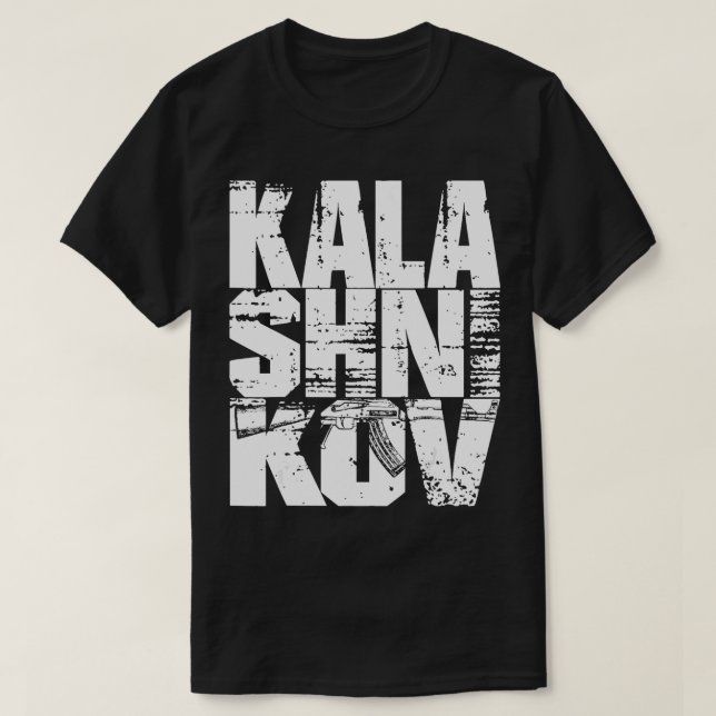 Kalashnikov AK47  AK47 Gift  T-Shirt (Design Front)