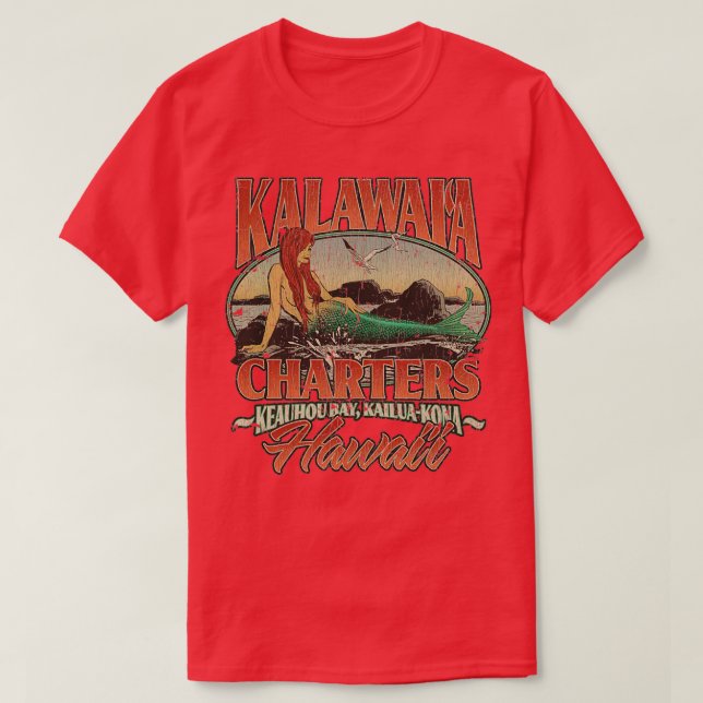 Kalawaia Charters 1985 T-Shirt (Design Front)