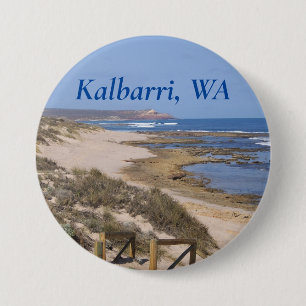 Kalbarri 7.5 cm round badge