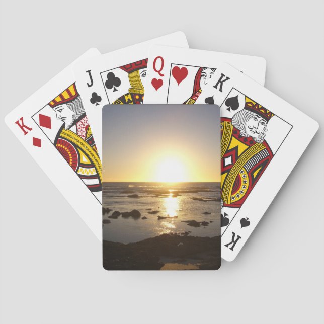 Kalbarri Beach Sunset  Playing Cards (Back)