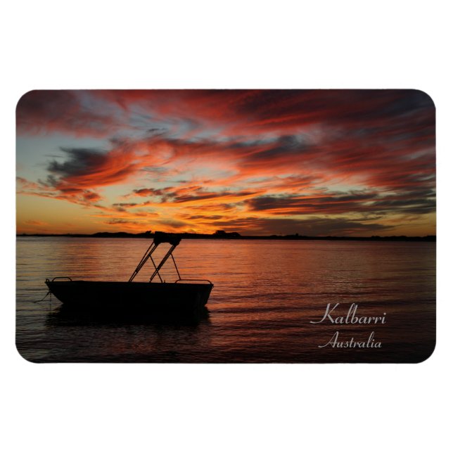Kalbarri Sunset, Western Australia. Postcard Magnet (Horizontal)