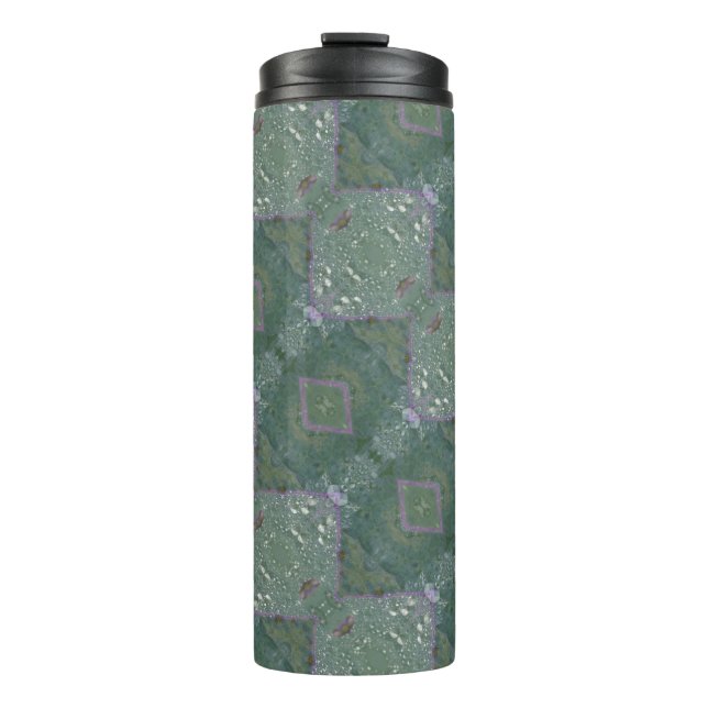 Kale Ikat 4 Thermal Tumbler (Front)