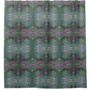 Kale Ikat 9 Shower Curtain