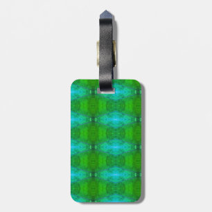 Kale Ikat Greenleaf Luggage Tag