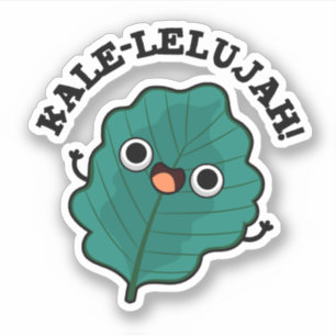 Kale-lelujah Funny Veggie Kale Pun 