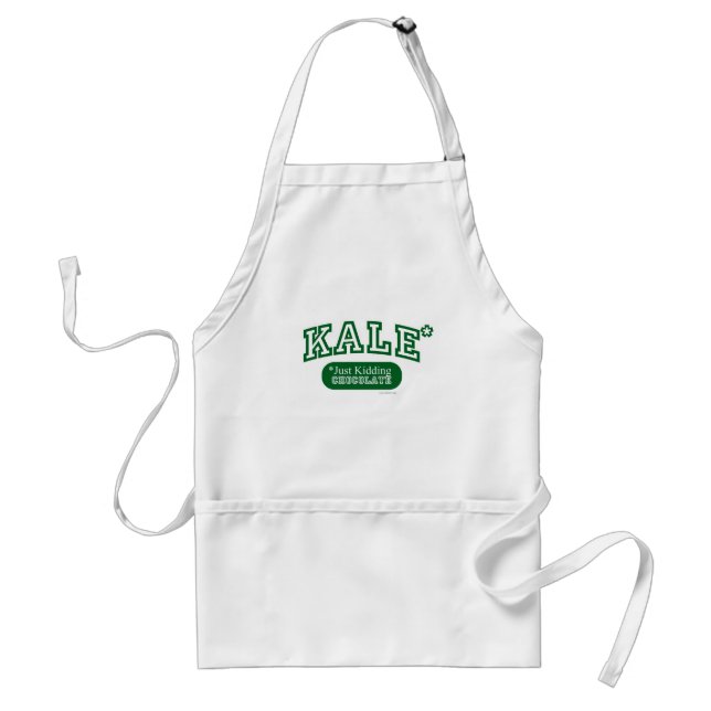 Kale Psych Not So Much Funny Veggie Slogan Standard Apron (Front)