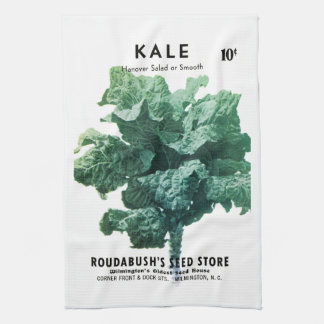 Kale Seed Packet Label Tea Towel