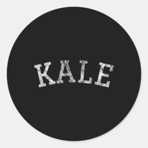 Kale University Fun Halloween Costume Vegan Vegeta Classic Round Sticker