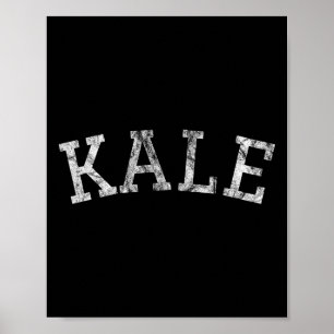Kale University Fun Halloween Costume Vegan Vegeta Poster