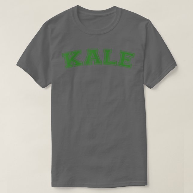 Kale Vegetarian Vegan  Eat Kale Tee  (Design Front)