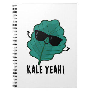 Kale Yeah Funny Veggie Pun Notebook