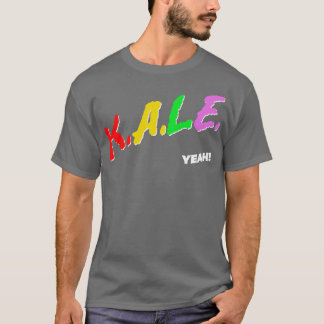 Kale Yeah Retro 80s Style Original Veganism Design T-Shirt