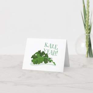 Kale Yeah Thank You Card