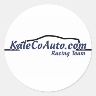 KaleCoAuto Racing Team! Classic Round Sticker
