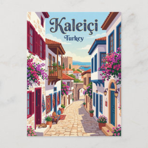 Kaleiçi Alley Turkey Postcard