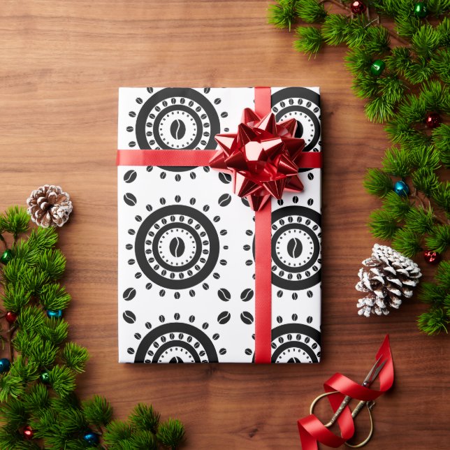 kaleido coffee Wrapping Paper (Holiday Gift)