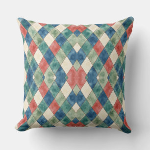 Kaleido Plaid Cushion