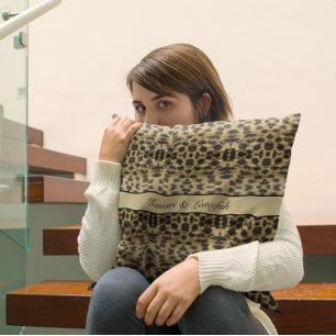 KaleidoCheetah, custom Cushion