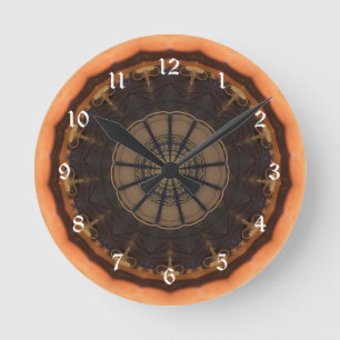 Kaleidoscope 1 round clock