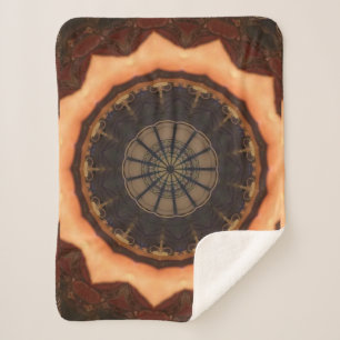 Kaleidoscope 1 sherpa blanket
