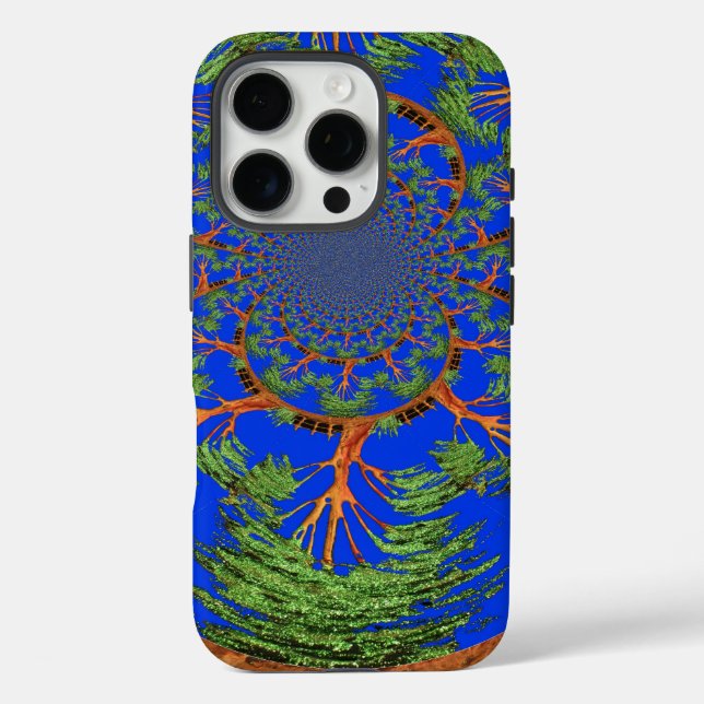 Kaleidoscope Acacia Tree Art Print/Graphic Case-Mate iPhone Case (Back)