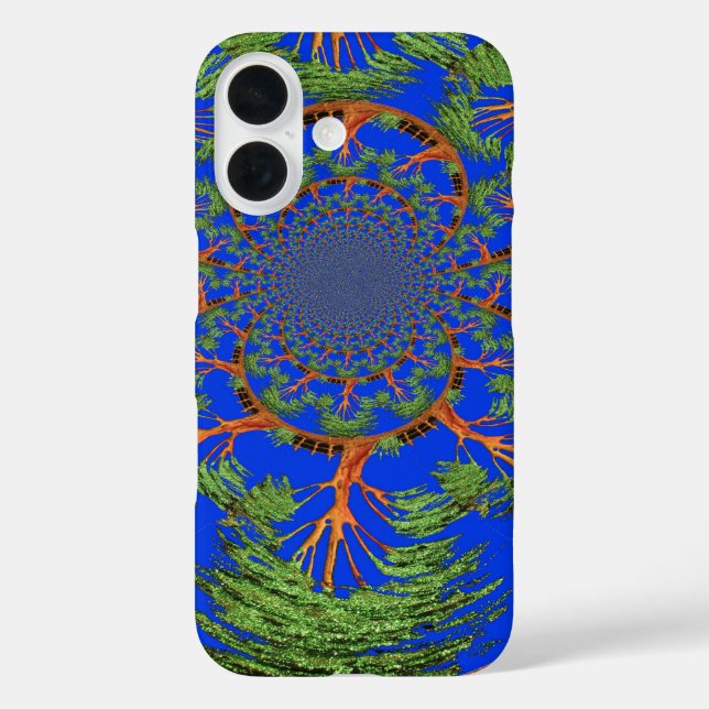 Kaleidoscope Acacia Tree Art Print/Graphic Case-Mate iPhone Case (Back)