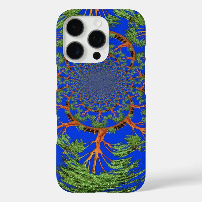 Kaleidoscope Acacia Tree Art Print/Graphic Case-Mate iPhone Case (Back)