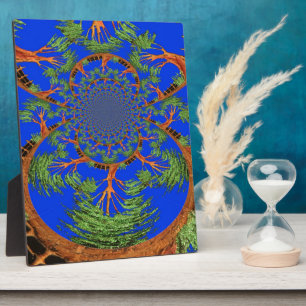 Kaleidoscope Acacia Tree Art Print/Graphic Plaque