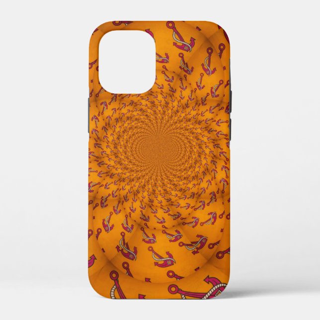 Kaleidoscope Anchor Art Print Case-Mate iPhone Case (Back)