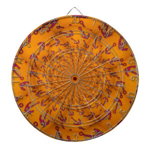 Kaleidoscope Anchor Art Print Dartboard