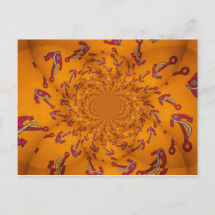 Kaleidoscope Anchor Art Print Postcard