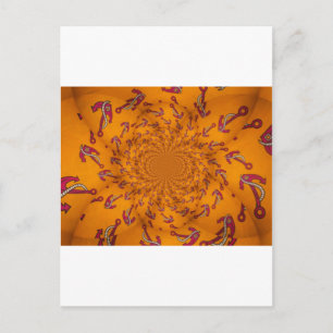 Kaleidoscope Anchor Art Print Postcard