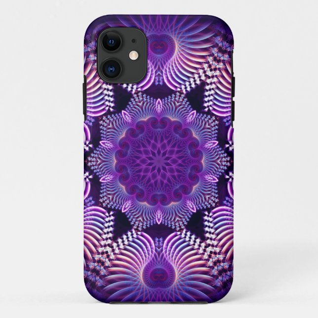 Kaleidoscope Apophysis Flower I Case-Mate iPhone Case (Back)