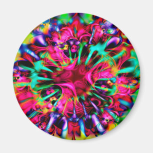Kaleidoscope Apophysis Fractal Art - I Magnet
