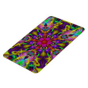 Kaleidoscope Apophysis Fractal Art - II Magnet