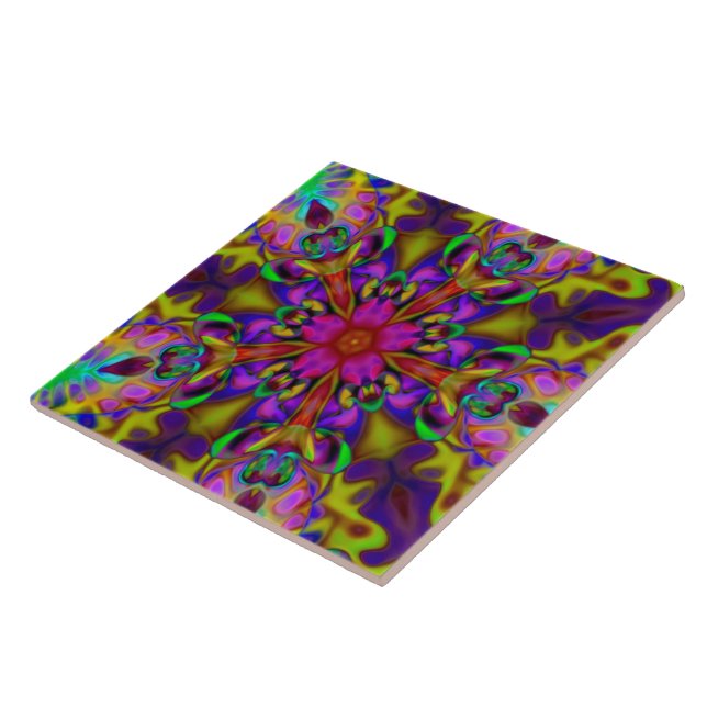 Kaleidoscope Apophysis Fractal Art - II Tile (Side)