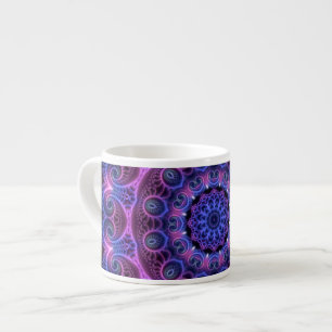 Kaleidoscope Apophysis Mandala Hearts Espresso Cup